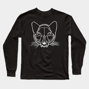 Cat Skull Long Sleeve T-Shirt